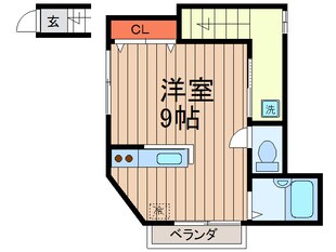 徳江ハイツの物件間取画像